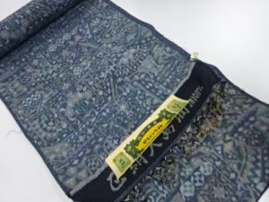 アンティーク　正絹　紬　着尺反物